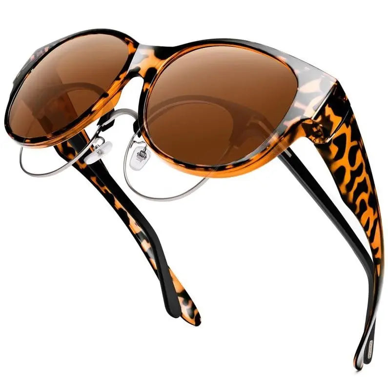 SunCover Pro – Polarisierte Überzieh-Sonnenbrille für Brillenträger