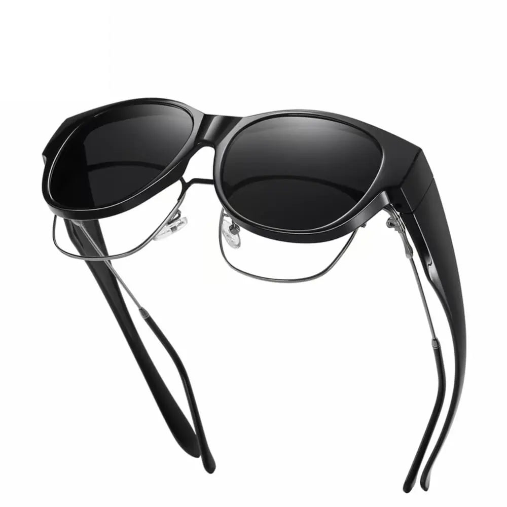 SunCover Pro – Polarisierte Überzieh-Sonnenbrille für Brillenträger