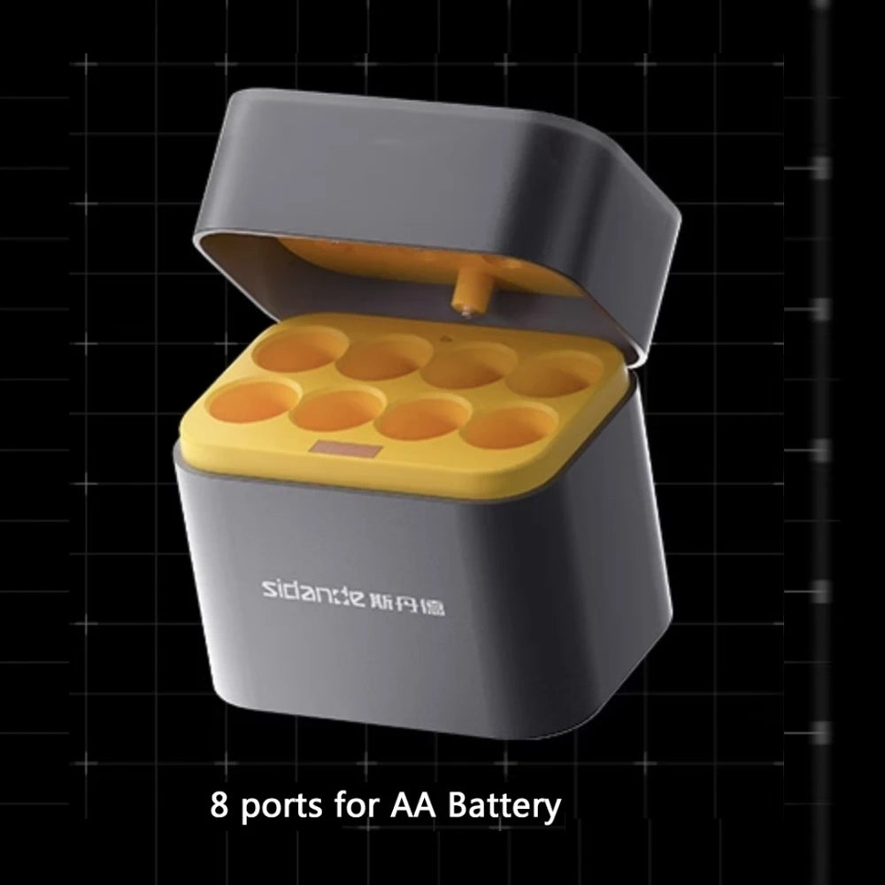VoltMate™ – Intelligente Batterieladestation für AA & AAA Akkus