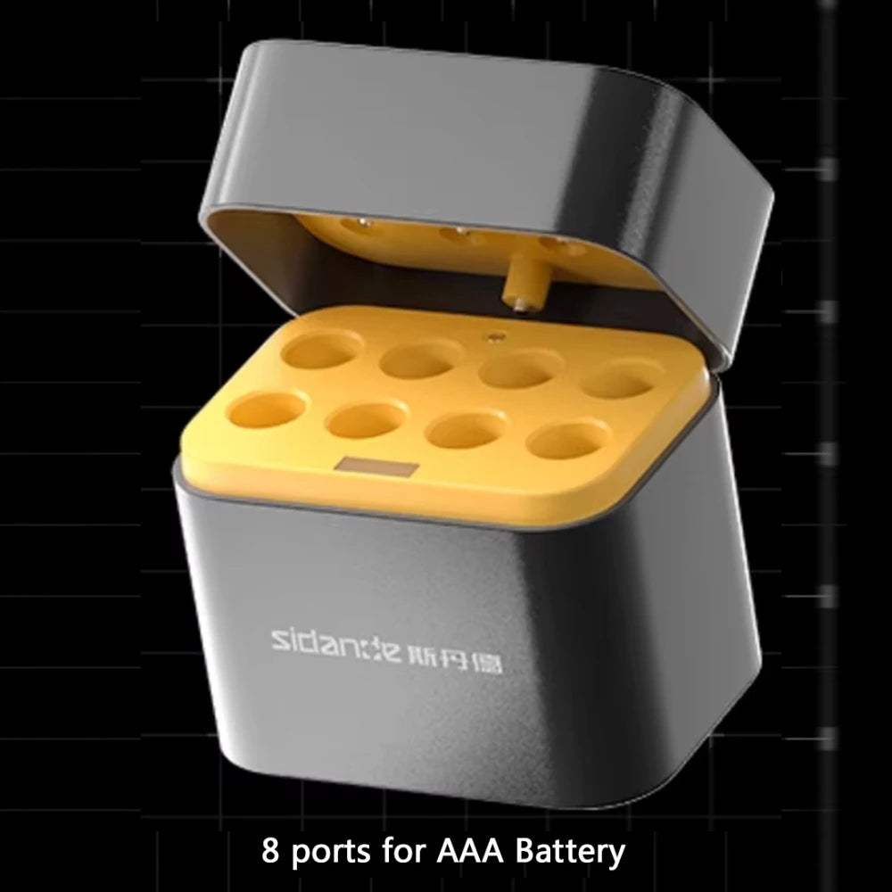 VoltMate™ – Intelligente Batterieladestation für AA & AAA Akkus