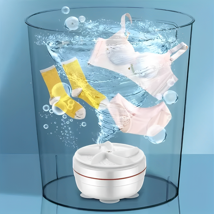 WashWiz™ – Verwandelt jeden Behälter in eine Waschmaschine