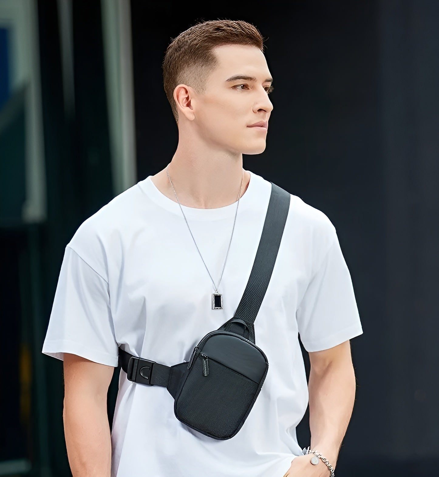 StreetPack – Verstellbare Unisex Brusttasche