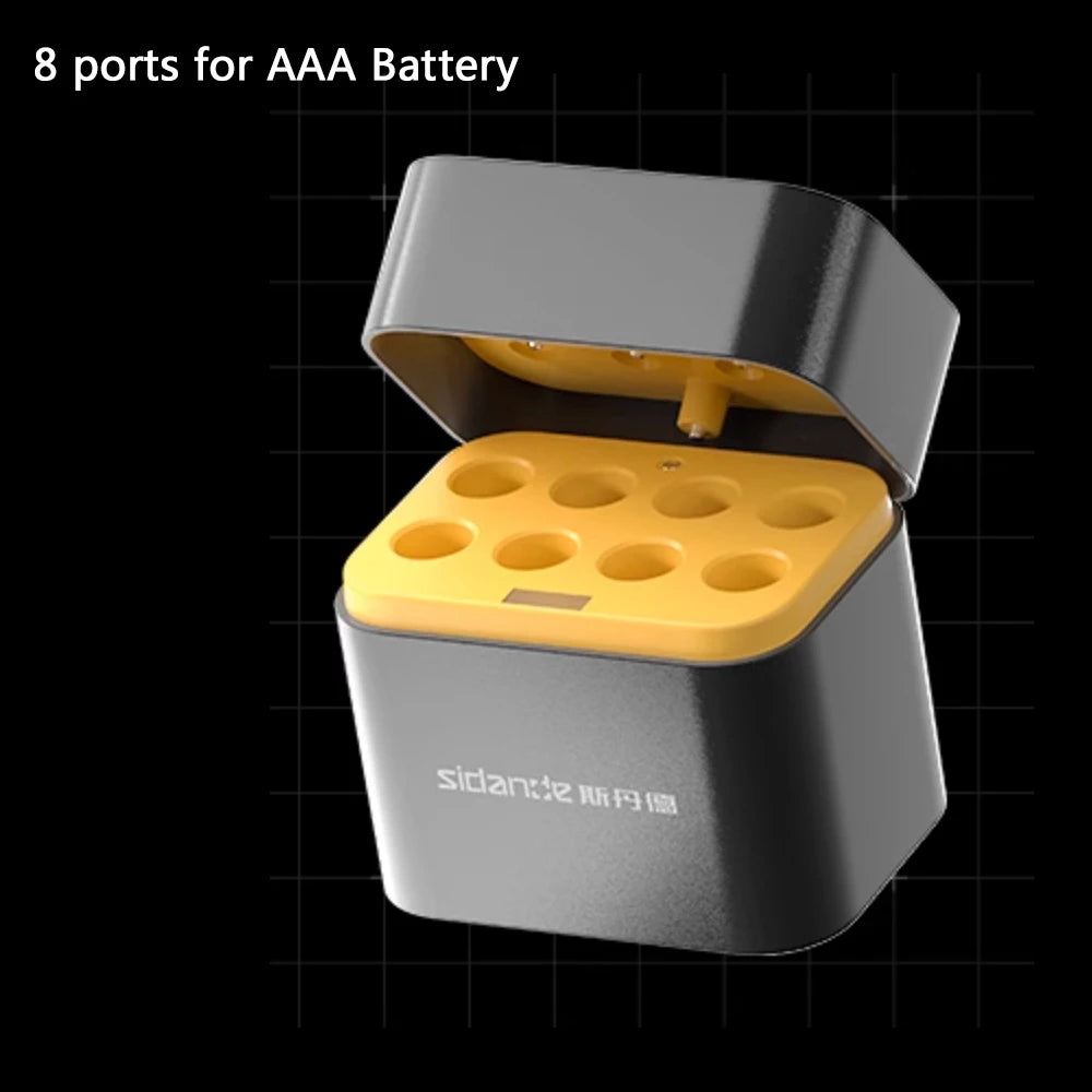 VoltMate™ – Intelligente Batterieladestation für AA & AAA Akkus