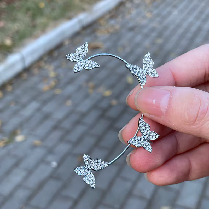 1+1 GRATIS | GlanzFlügel – Zirkonia Schmetterlings-Ohrringe