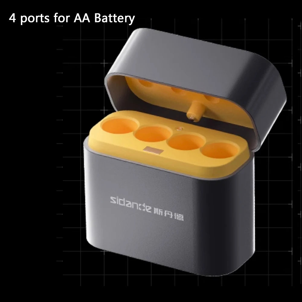 VoltMate™ – Intelligente Batterieladestation für AA & AAA Akkus
