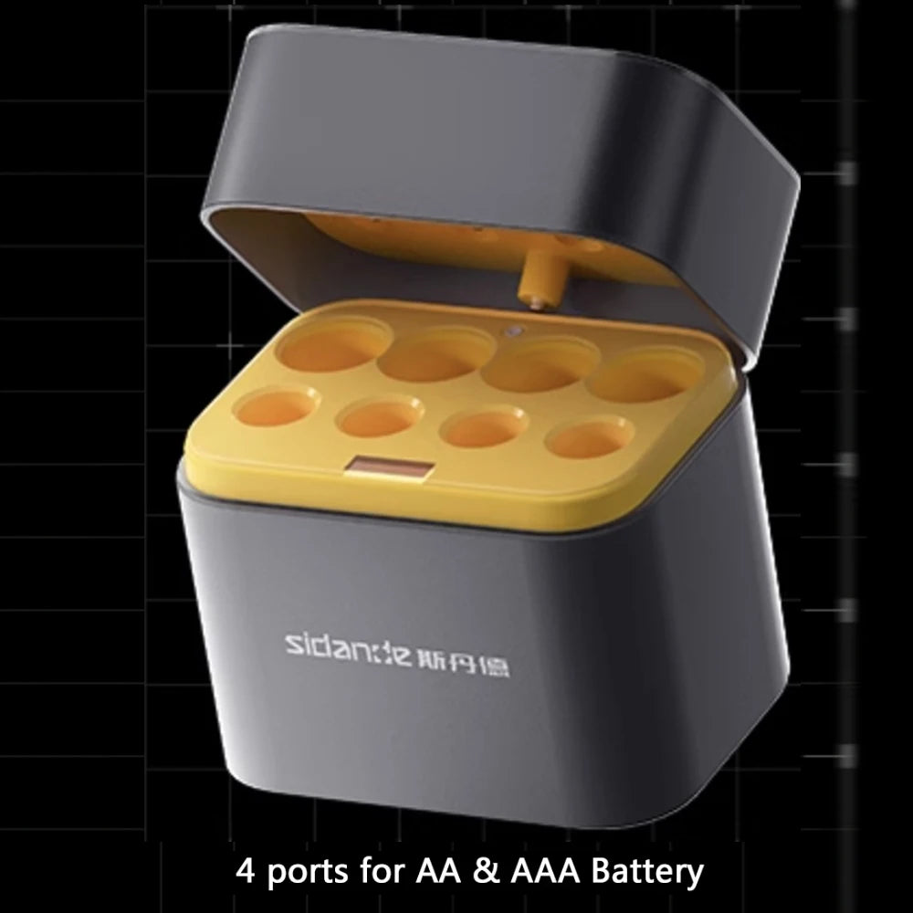 VoltMate™ – Intelligente Batterieladestation für AA & AAA Akkus