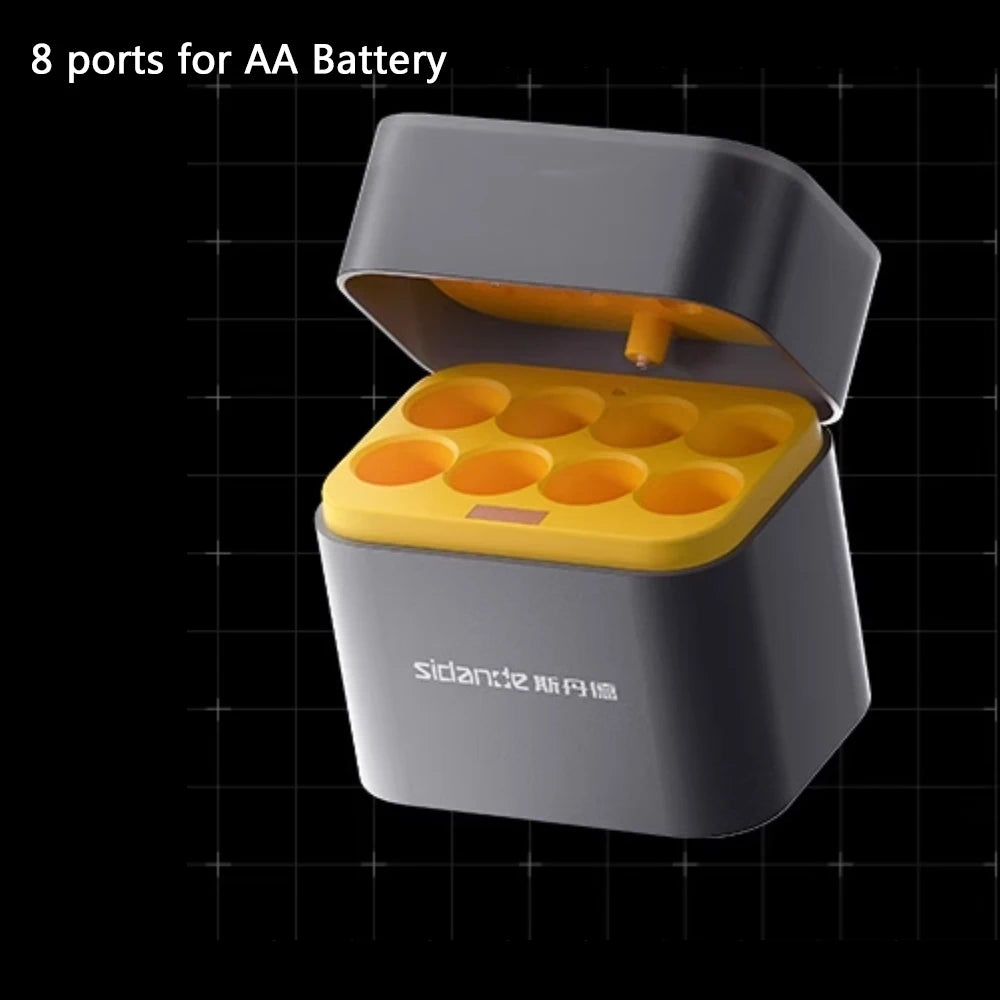 VoltMate™ – Intelligente Batterieladestation für AA & AAA Akkus