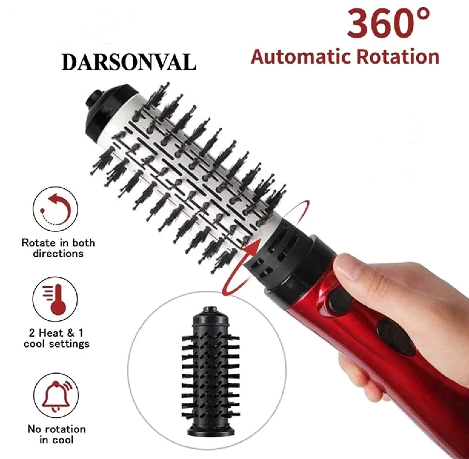 StilMeister™– 3-in-1 Rotierbürste, Styler & Haartrockner
