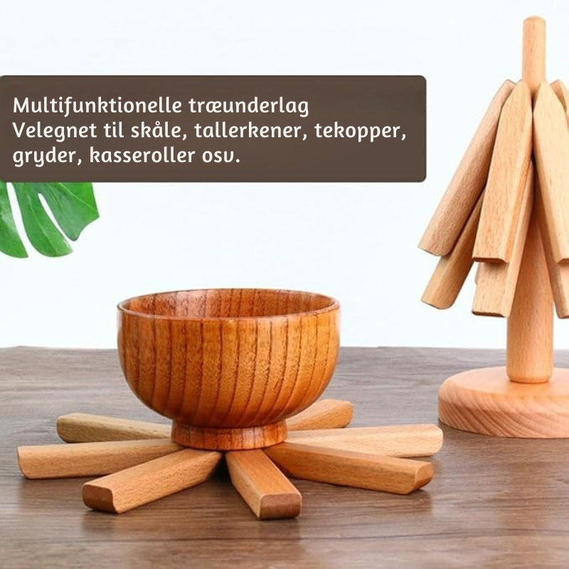 HolzHalt Design – Stilvolle Hitzeuntersetzer aus Naturholz