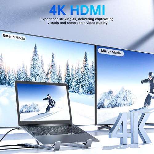 ProDock Stand – 8-in-1 Laptopständer mit USB-C Hub!