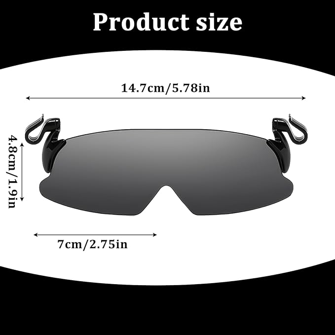 SunCap Clip – Sonnenbrille ohne Druck & voller Komfort!