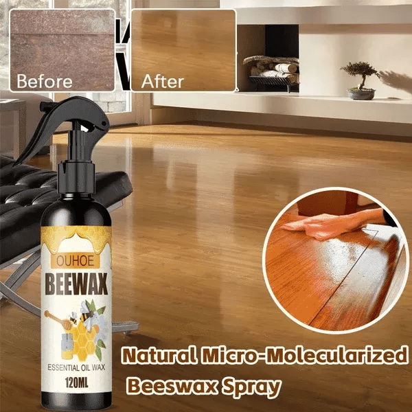 WoodRadiance™ Mikro-Beeswax Spray — Verleihen Sie Ihren Möbeln lebendigen Glanz und zeitlose Schönheit