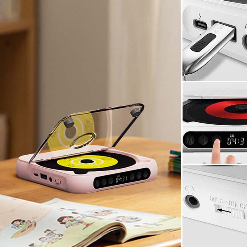 KlangWunder Go – Dein portabler CD-Player mit Bluetooth