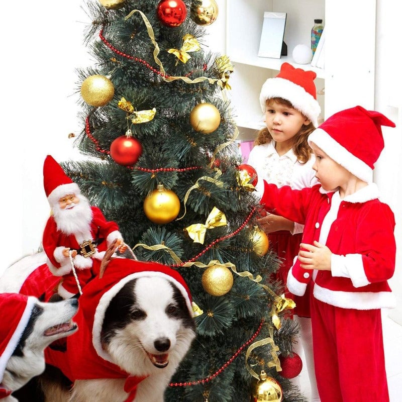 FellFreude – Weihnachtskostüm für Hunde mit Santa-Überraschung