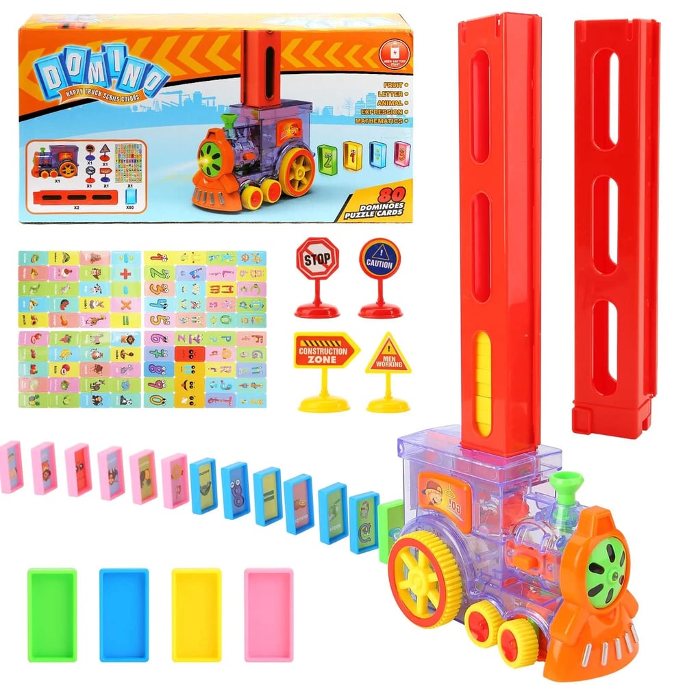 DominoExpress – Der elektrische Zug für grenzenlosen Spielspaß