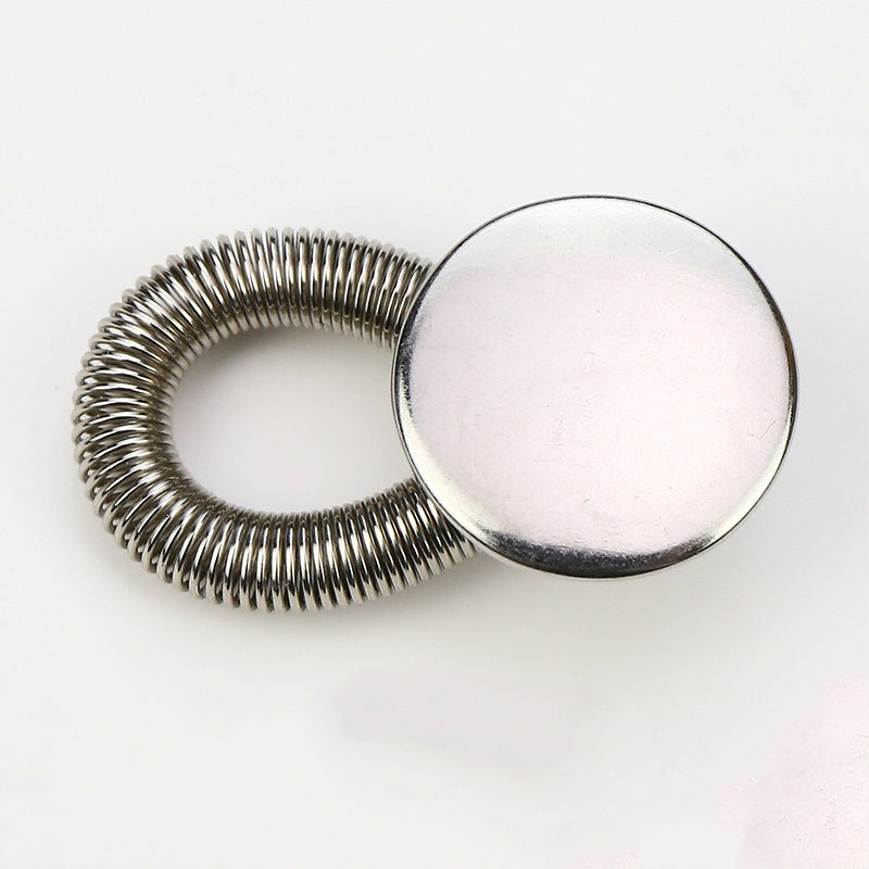 FlexiButton – Elastische Jeansverlängerung aus Metall (10er-Set)