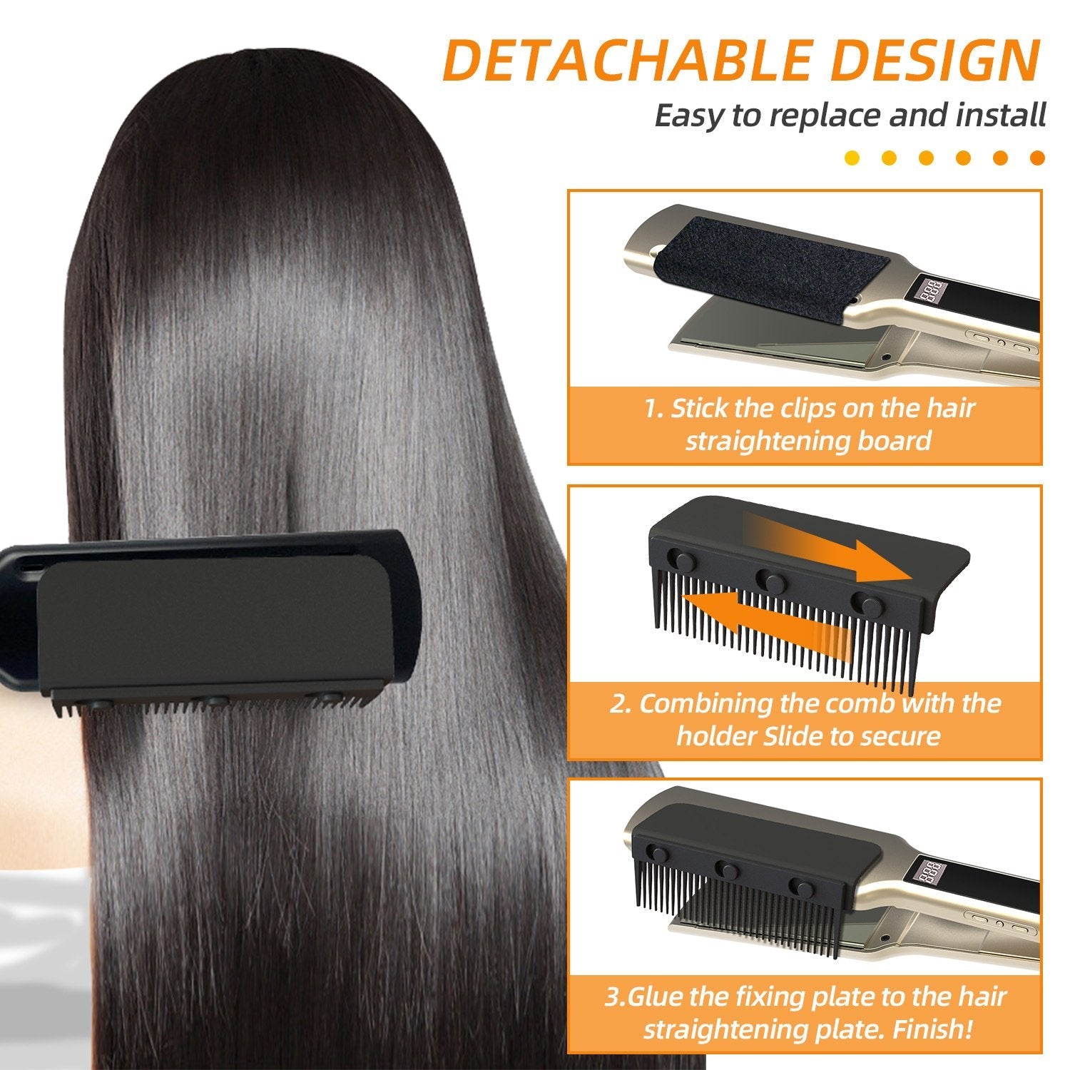 SilkComb Pro™ – Salon-Glattes Haar in nur einem Schritt
