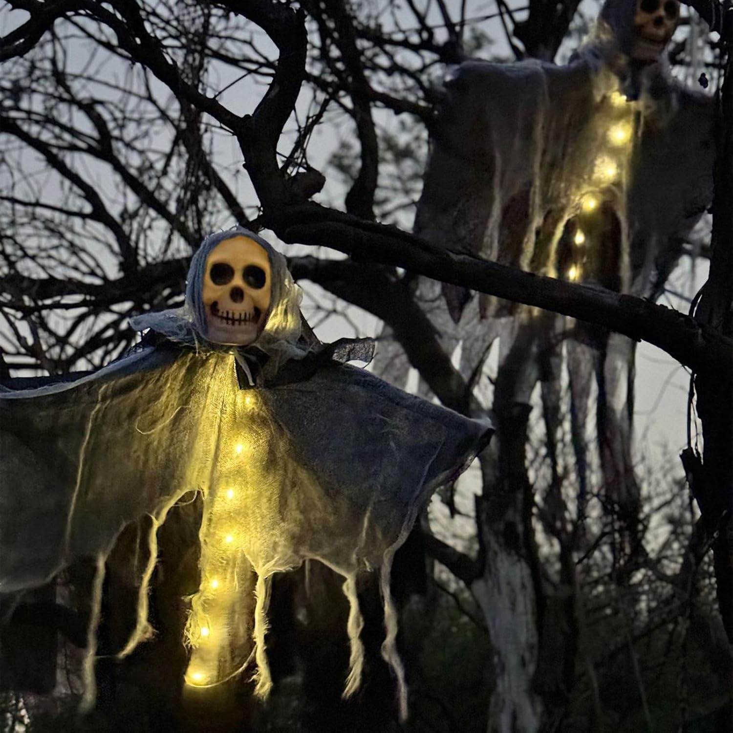 SkullGlow – Die unheimliche Stoff-Schädel-Lampe
