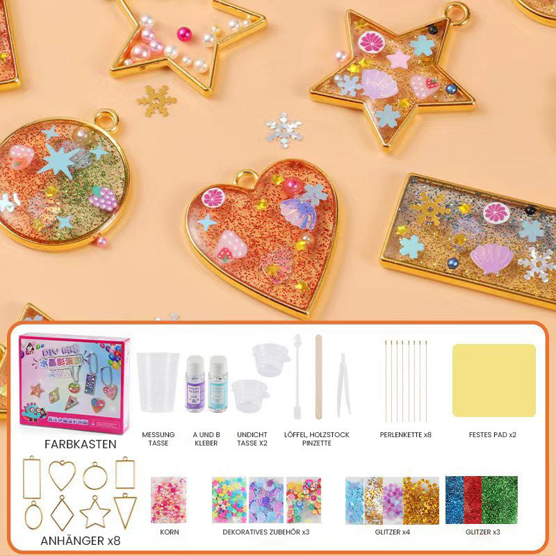 Glitzerglück – Dein DIY-Schmuckset für kreative Kinderhände