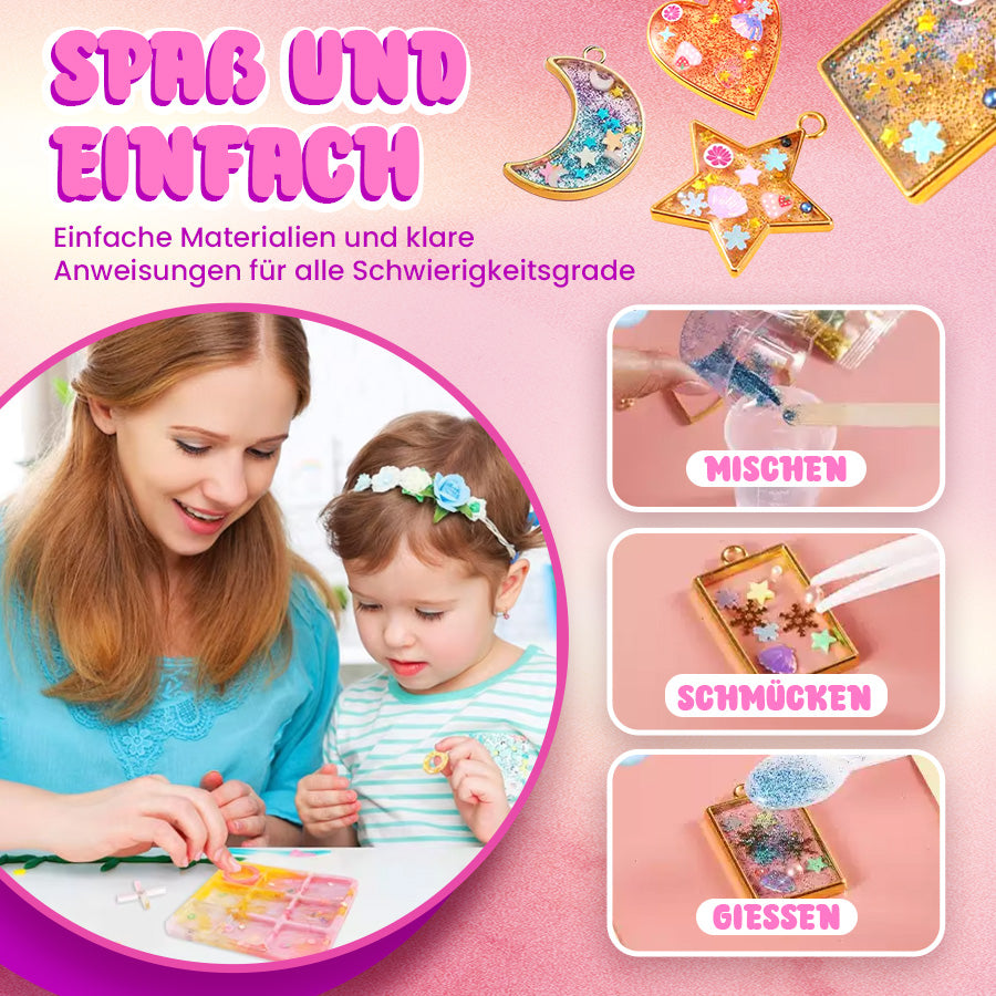 Glitzerglück – Dein DIY-Schmuckset für kreative Kinderhände
