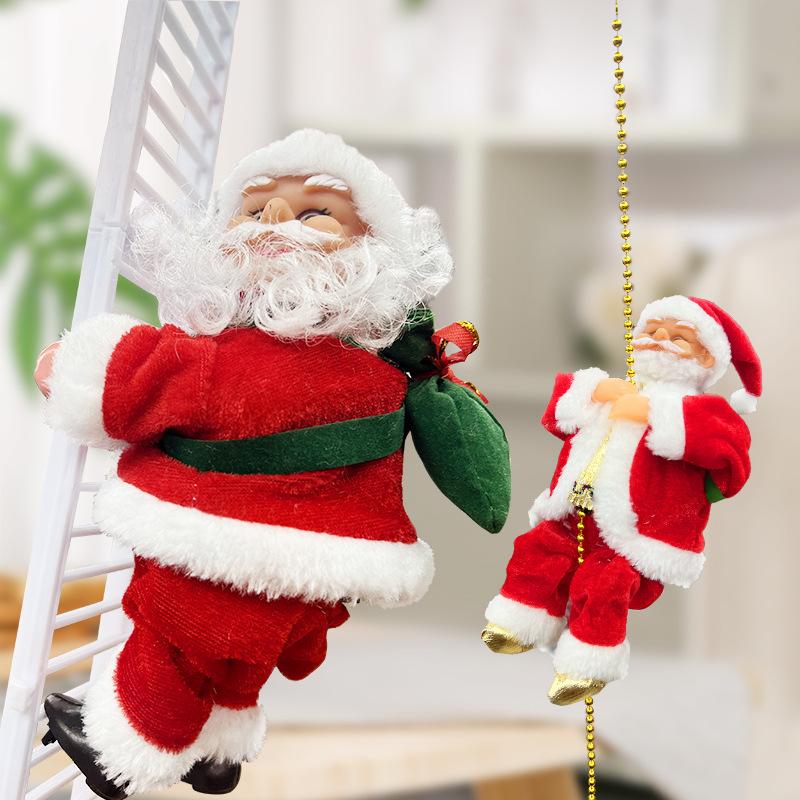 KletterSpaß – Der elektrische Weihnachtsmann mit Musik & Leiter