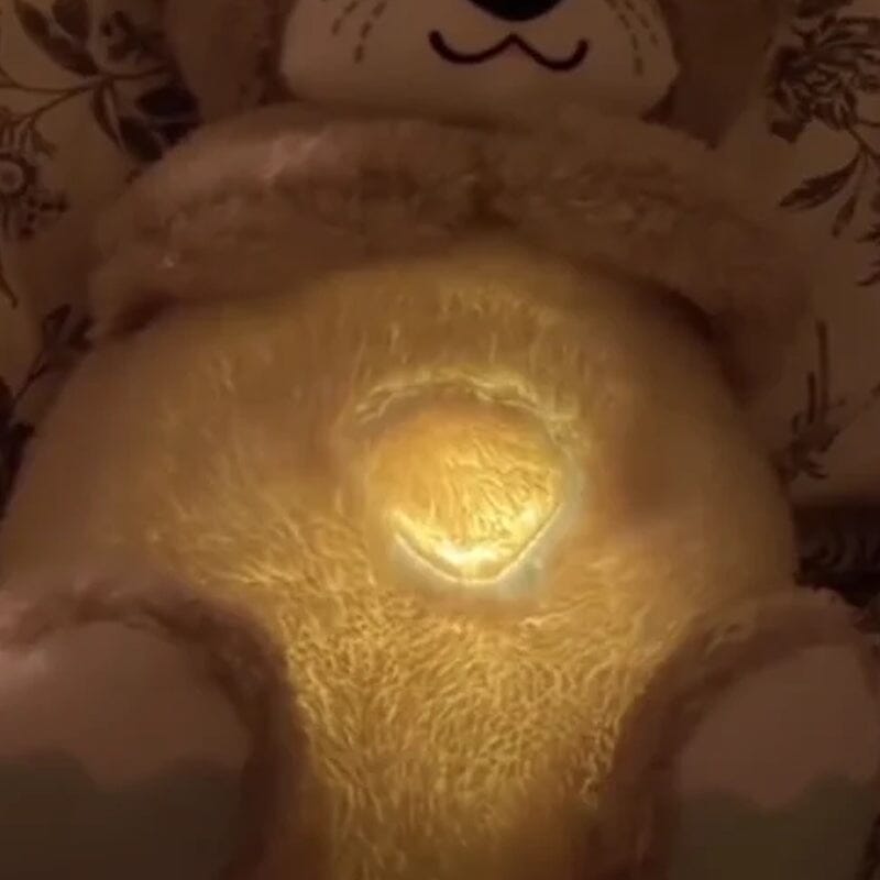 SoothPaws Otter – Beruhigendes Plüschtier mit Herzklopf- und Klangfunktion