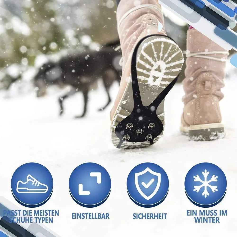 1+1 GRATIS | FrostGrip Pro – Rutschfeste Spikes für sicheres Gehen auf Eis
