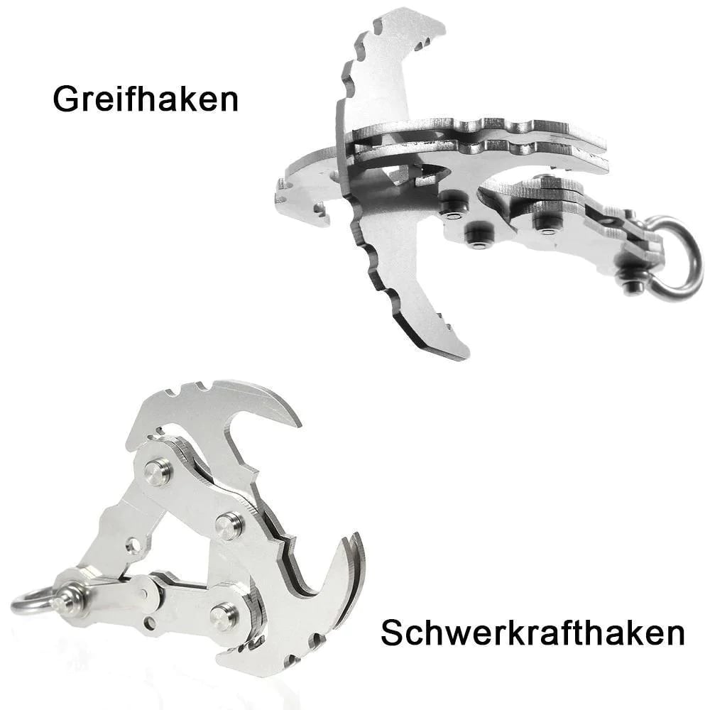 GravityClaw™ – Faltbarer Greifhaken aus Edelstahl