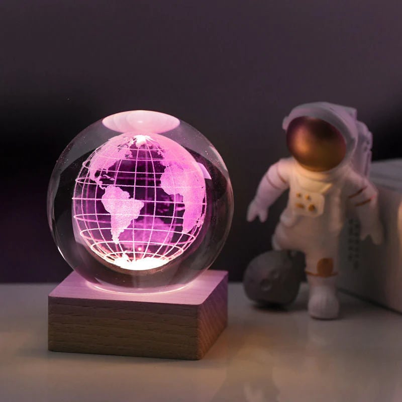 StarGlobe – 3D Galaxy Kristallkugel Nachtlicht
