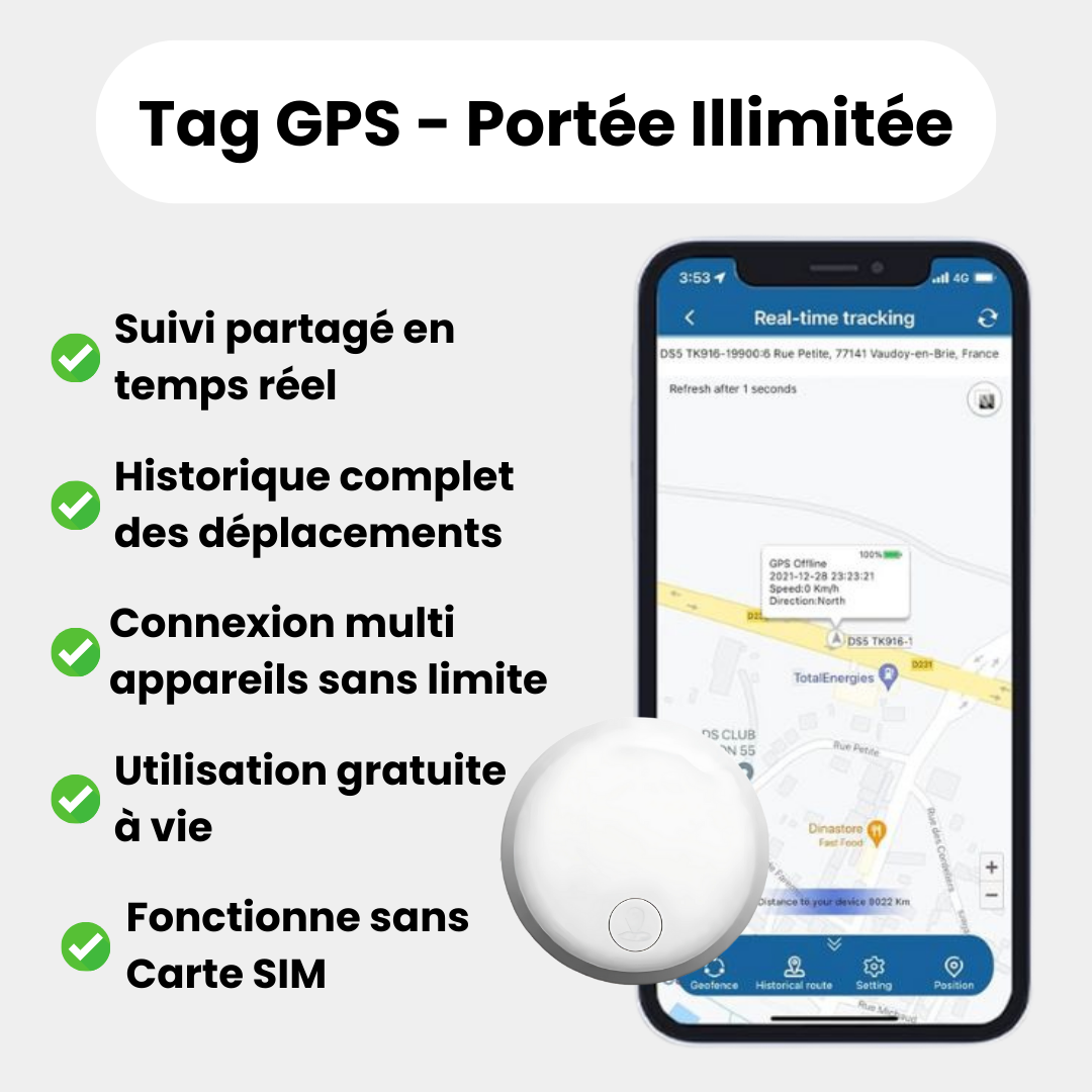 VeraGuard™ GPS Tracker — Immer wissen, dass Ihre Liebsten sicher und frei sind