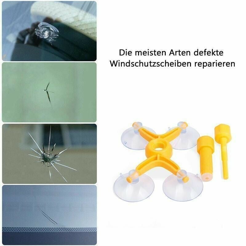 GlassFix™ – Windschutzscheiben-Reparaturset für kleine Schäden