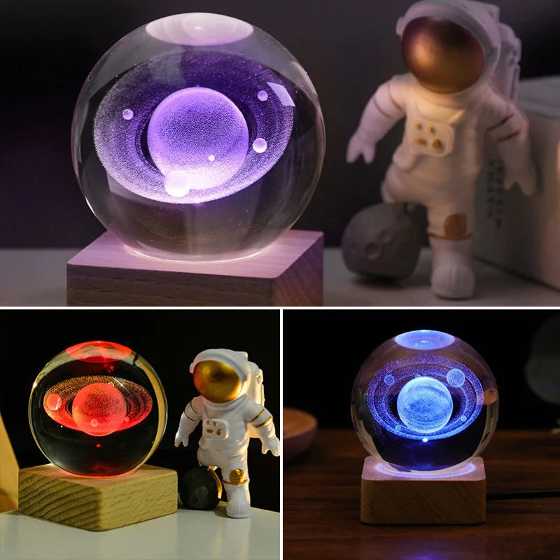 StarGlobe – 3D Galaxy Kristallkugel Nachtlicht