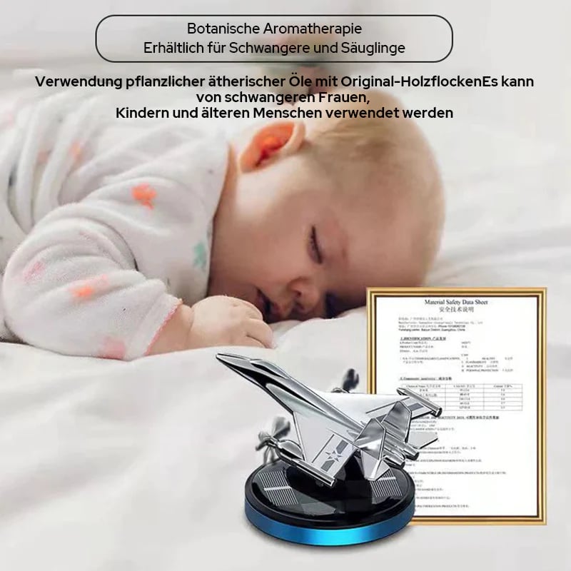 AeroSolar Duftjet – Sonnenbetriebener Auto-Lufterfrischer