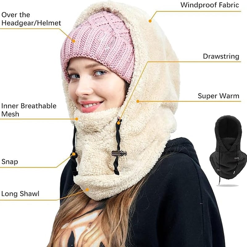 1+1 GRATIS | ArcticShield Hood – Warmer, atmungsaktiver Rundum-Gesichtsschutz