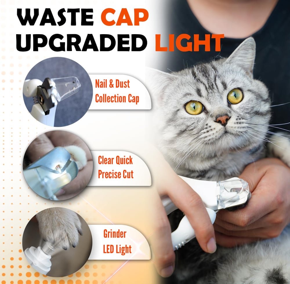 PetNail Pro – Professioneller Nagelschleifer für Hunde & Katzen