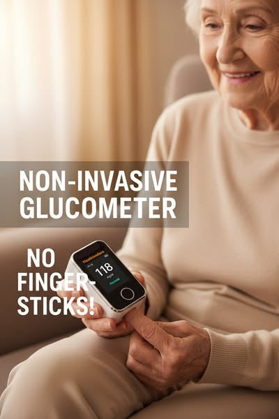 GlukoScan 8in1 – Schmerzfreie Blutzuckermessung in nur 5 Sekunden