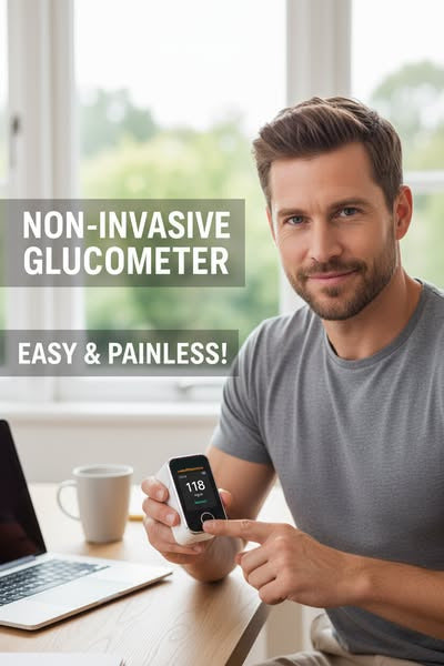 GlukoScan 8in1 – Schmerzfreie Blutzuckermessung in nur 5 Sekunden