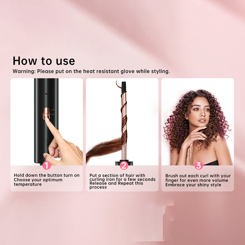 SilkWave™ – Perfekte Locken ohne Frizz, den ganzen Tag