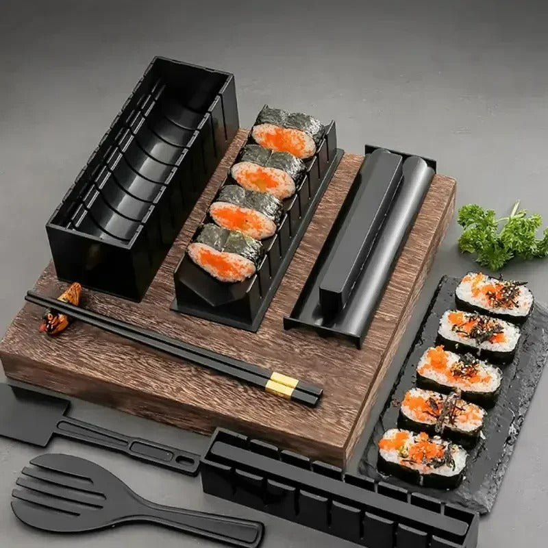MakiMaster™ – 10-teiliges Sushi-Macher-Set | Antihaft & Lebensmittelecht