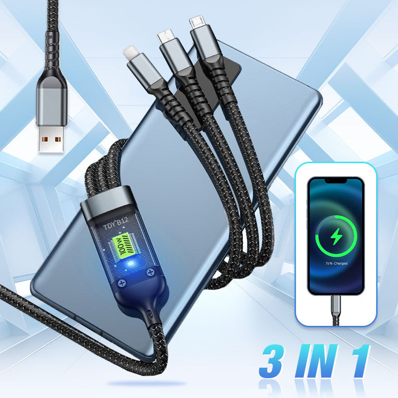 PowerLink X – 3-in-1 Schnellladekabel (100W)