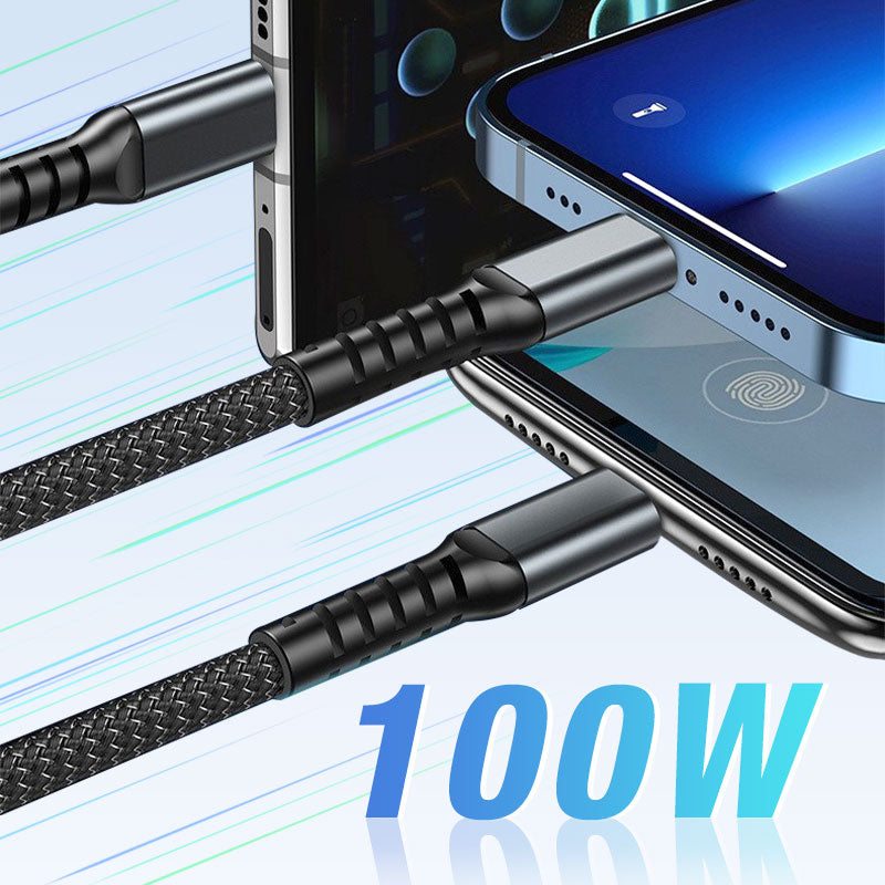 PowerLink X – 3-in-1 Schnellladekabel (100W)