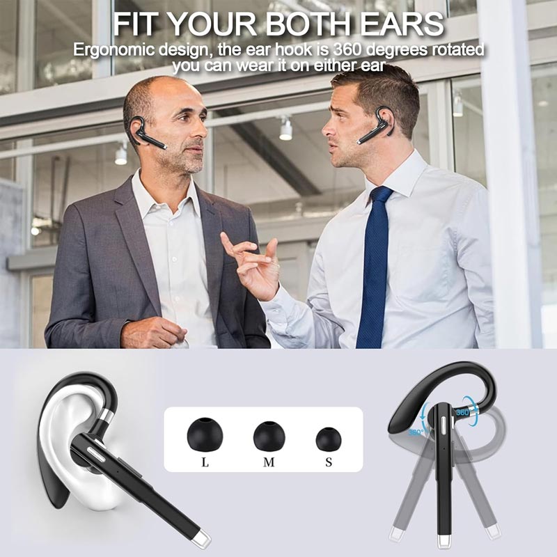 VoxLine Pro – Kabelloses Bluetooth-Headset für Business & Alltag