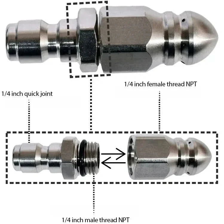PipeBlaster Pro – Sprengt jede Verstopfung mit Hochdruck