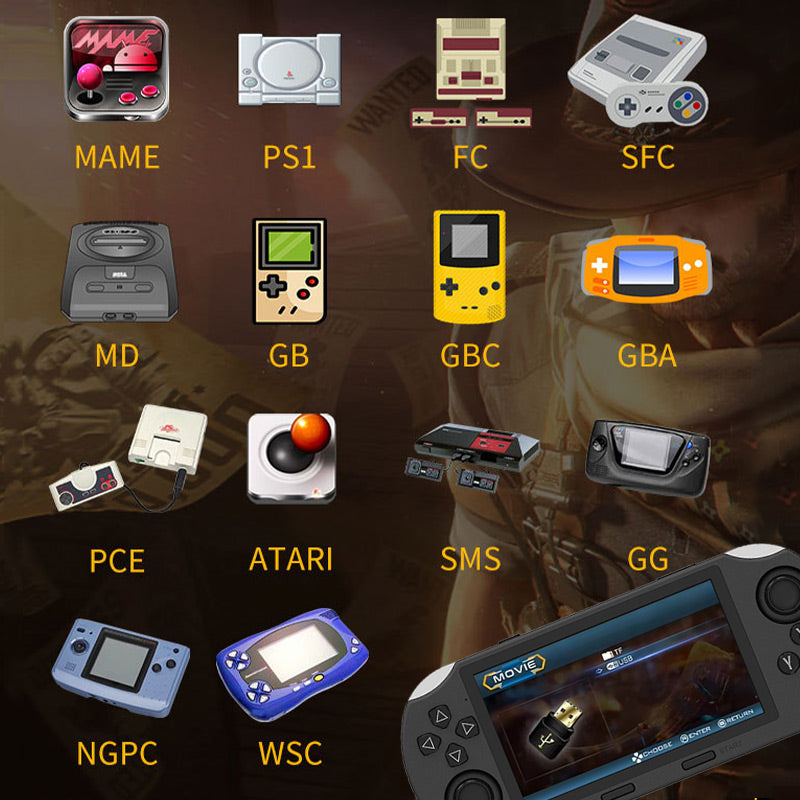 GameLegend – Tragbare Retro-Spielkonsole SF3000