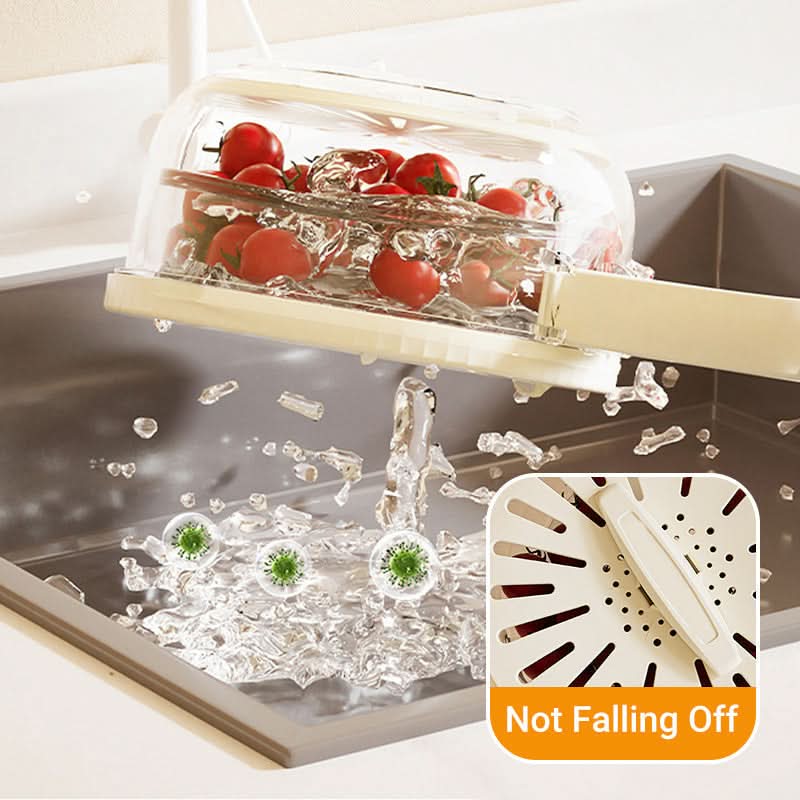 FreshKeeper™ – Waschen, Abtropfen & Aufbewahren in einem
