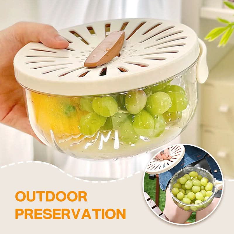 FreshKeeper™ – Waschen, Abtropfen & Aufbewahren in einem