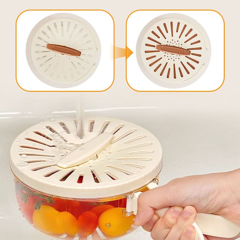 FreshKeeper™ – Waschen, Abtropfen & Aufbewahren in einem