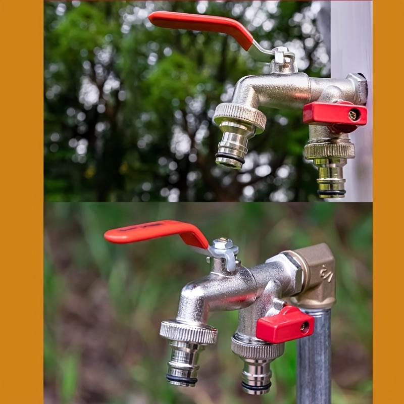 1+1 GRATIS | AquaTwin Brass – Zwei Anschlüsse, doppelte Power
