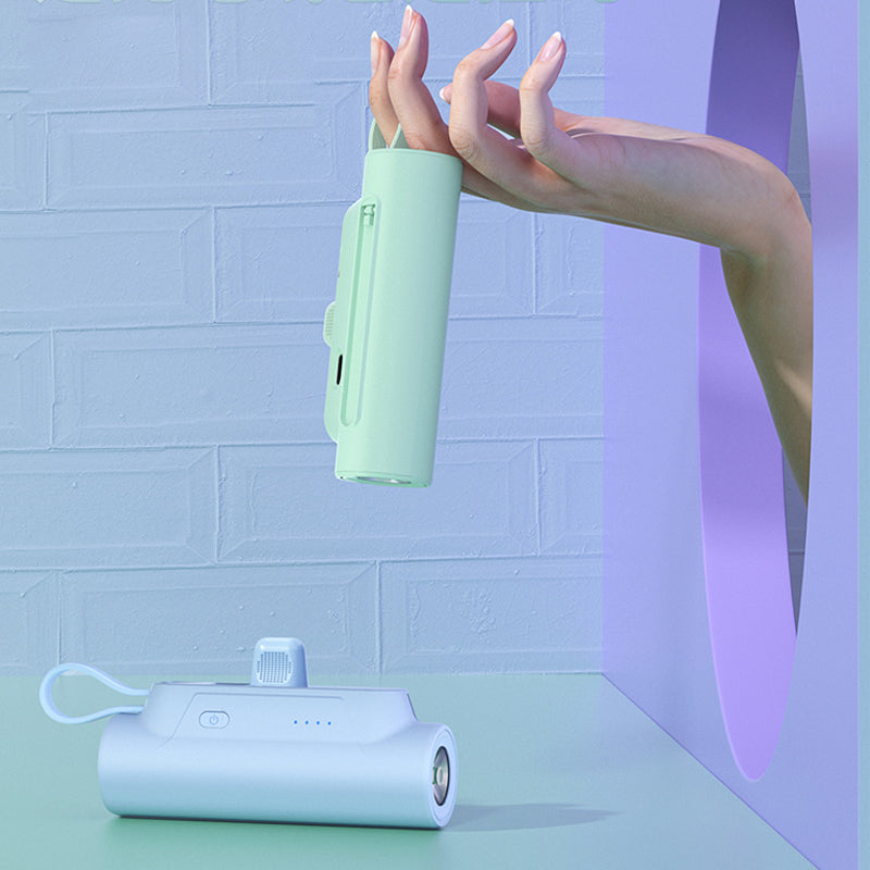 PowerGo – Multifunktionale Tragbare Powerbank mit Kabel