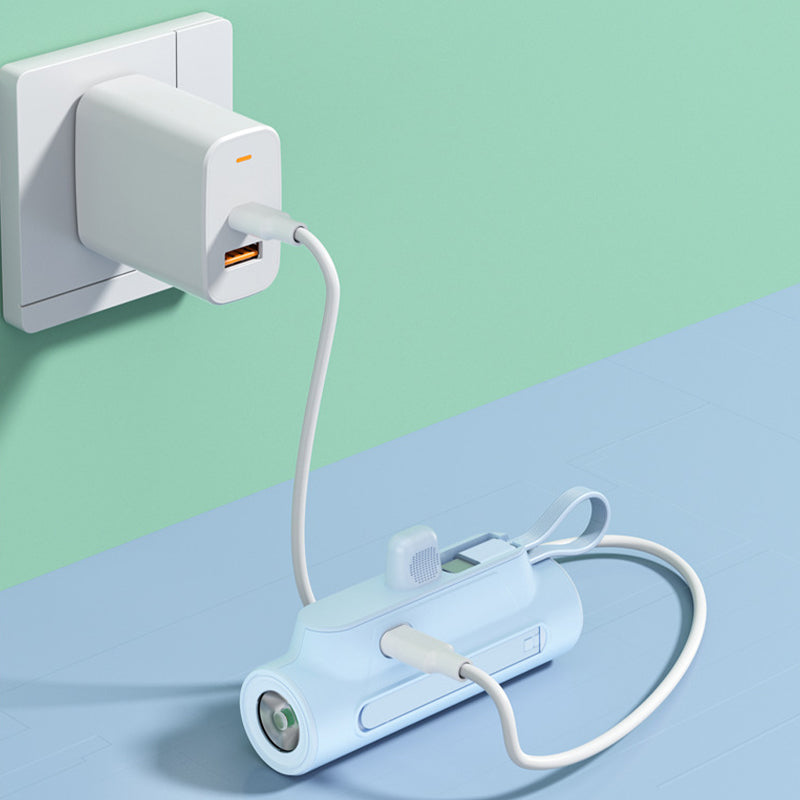 PowerGo – Multifunktionale Tragbare Powerbank mit Kabel